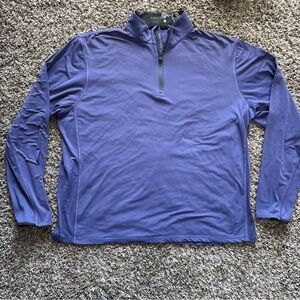 Greyson Tate Quarter‑Zip Midlayer Wisteria Purple XL